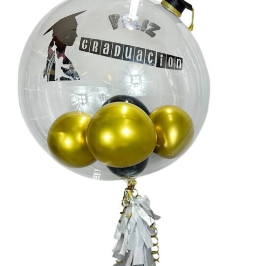 Globo con temática de graduación